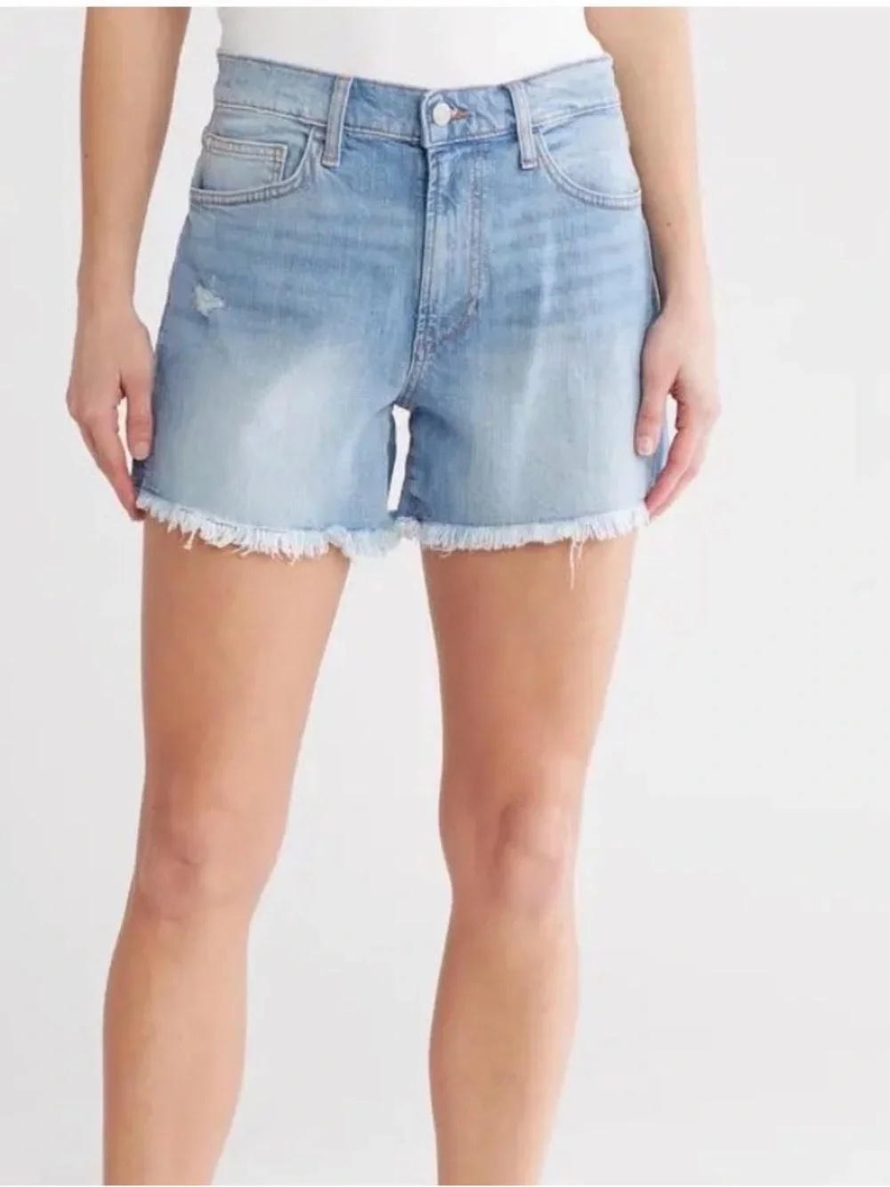 Joe’s Jeans Relaxed Cutoff Denim Shorts Size 27 Raw Hem
